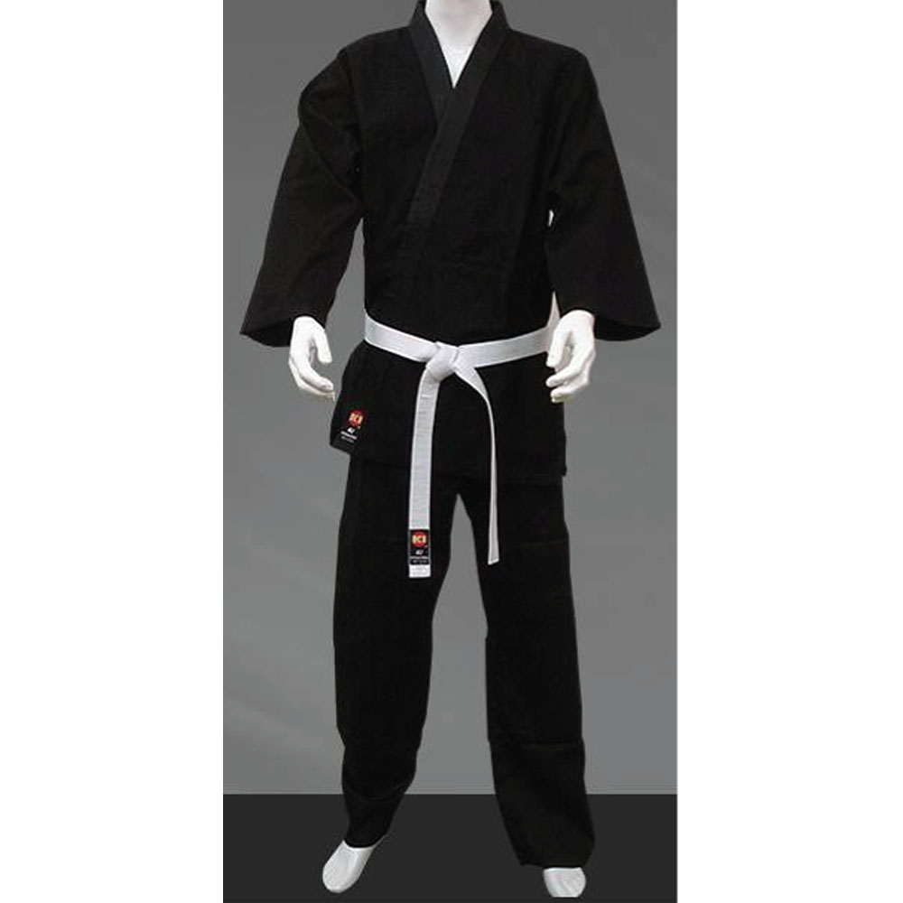 14 oz Super-Heavyweight Traditional Judo/Jiu-Jitsu Uniform Black
